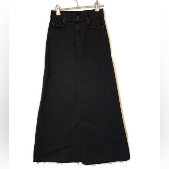 MOTHER Maxi Denim Skirt - Picture 2 of 10